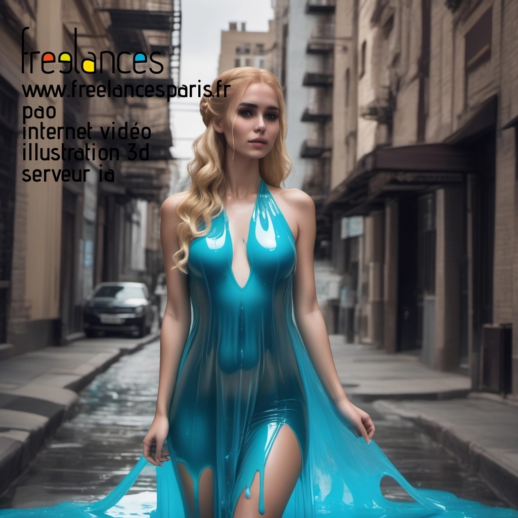 Pao mise en page internet vidéo illustration 3d serveur IA générative AI freelance paris studio de création magazines mptgp810